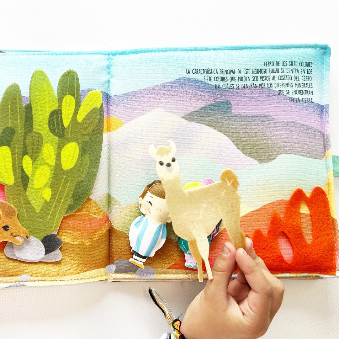 Descubriendo Jujuy - Libro de tela sensorial Descubriendo Jujuy - Libro de tela sensorial